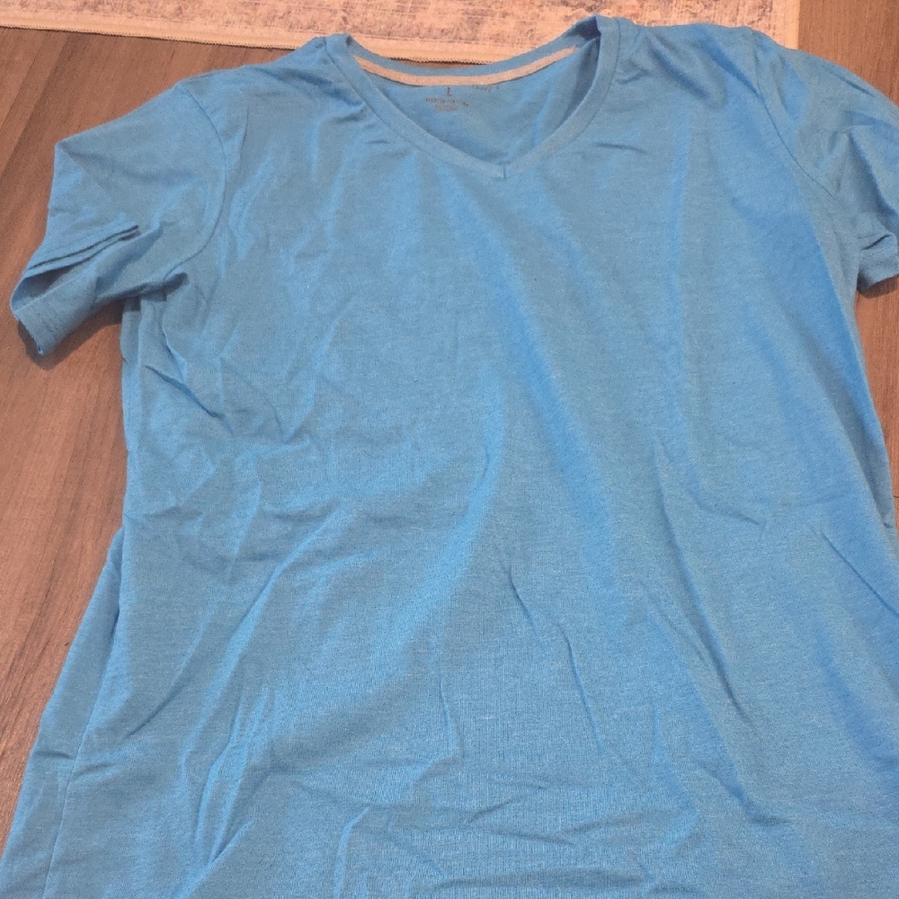 Blue Short Sleeve Women's Tee